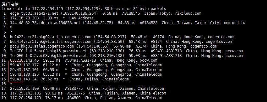 彼得巧 (PQS) ：日本VPS测评 - CN2原生IP